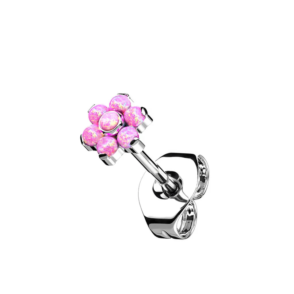 Tytan kwiatek opal srebrny - Image 5