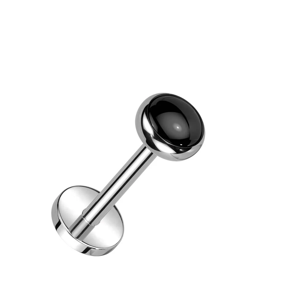 Tytan labret kamień półszlachetny push-in - Image 2