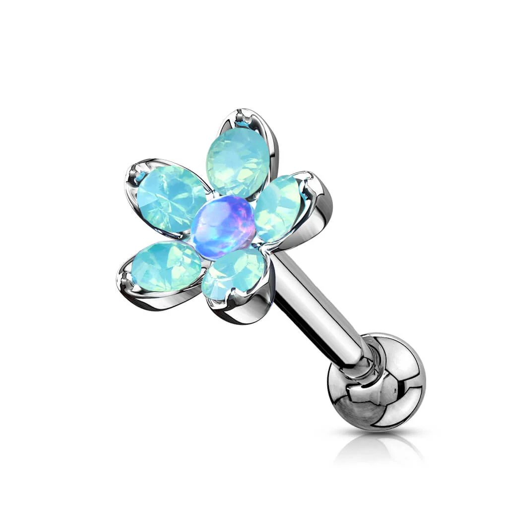 Sztanga kwiatek opal srebrny - Image 5