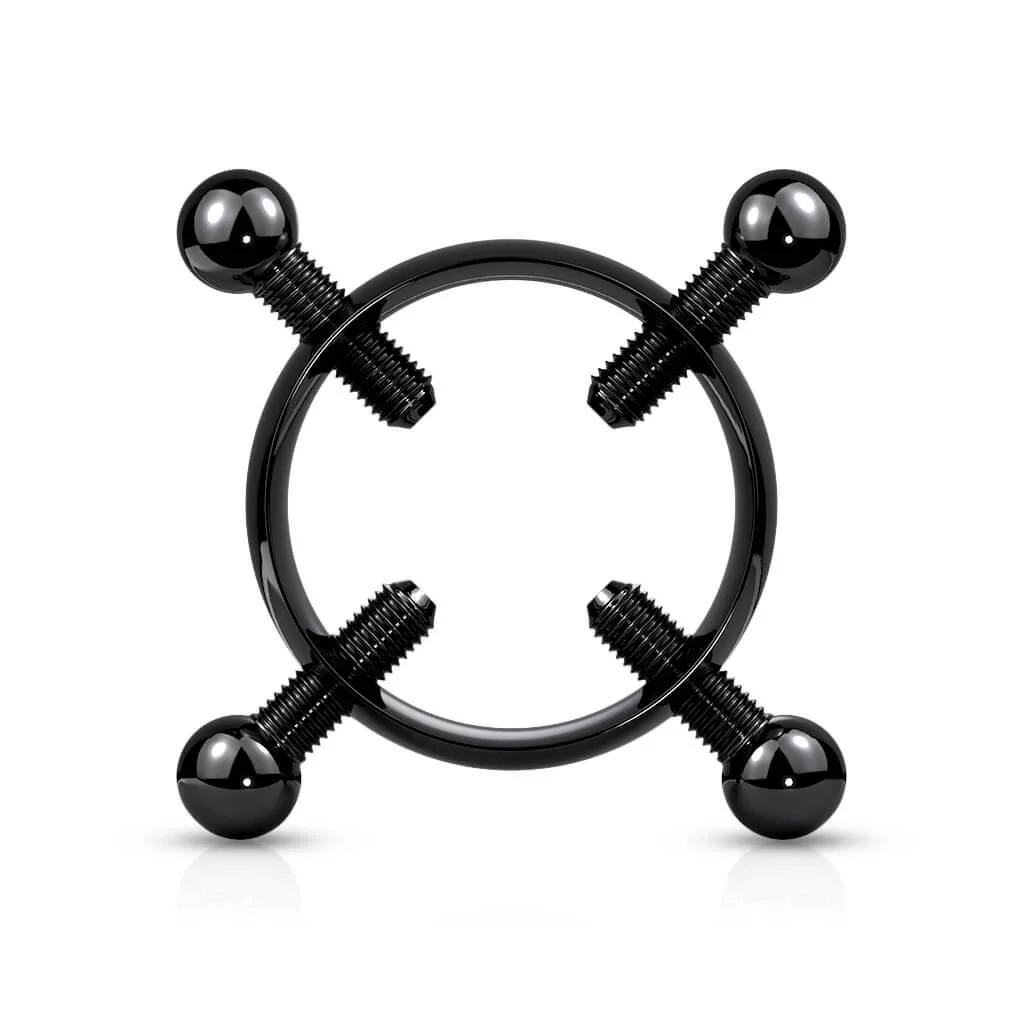 Fake piercing do sutka 4 śrubki - Image 5