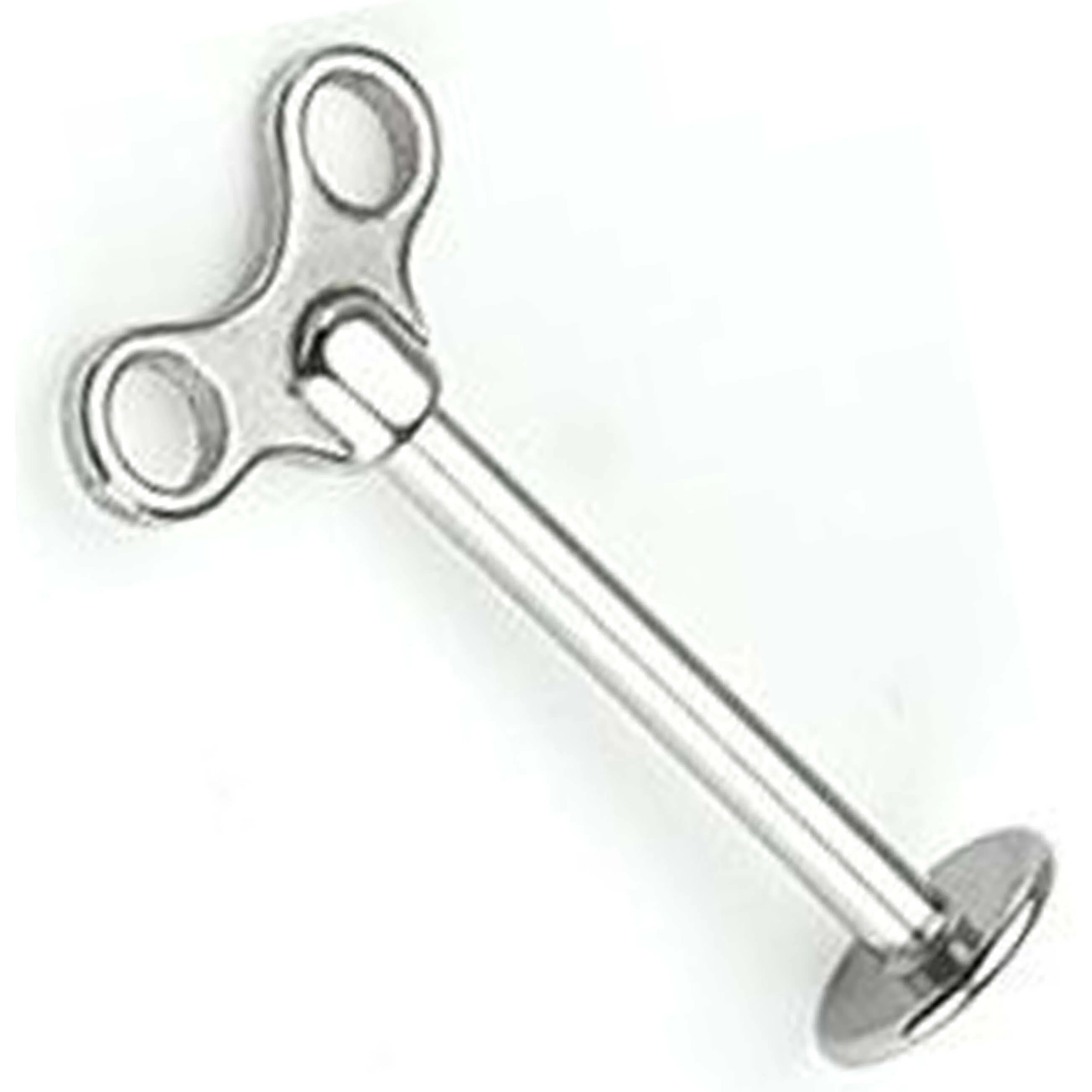 Labret klucz srebrny