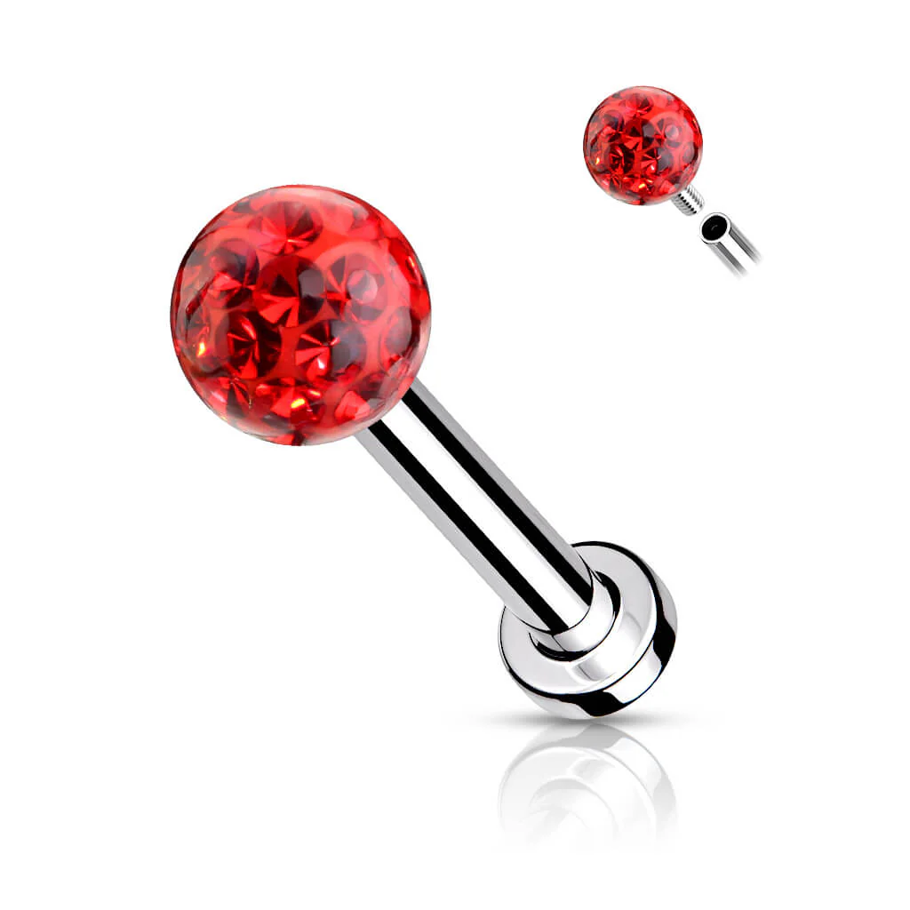 Labret kulka cyrkonia gwint wewnętrzny - Image 11