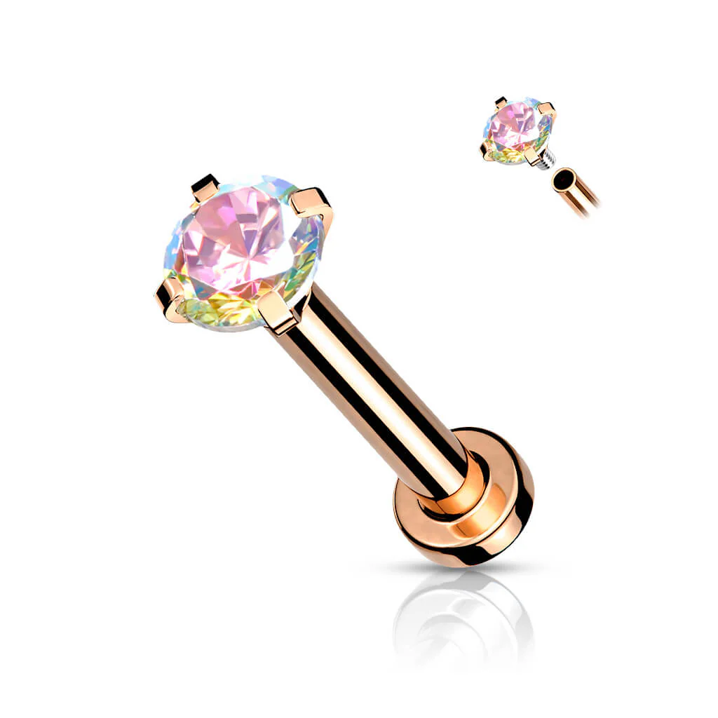 Labret cyrkonia gwint wewnętrzny - Image 12