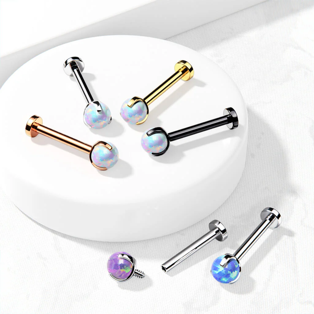 Labret opal gwint wewnętrzny - Image 4