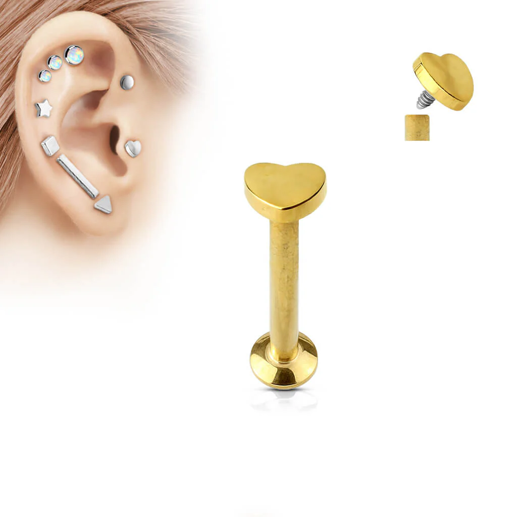 Labret serduszko gwint wewnętrzny - Image 2
