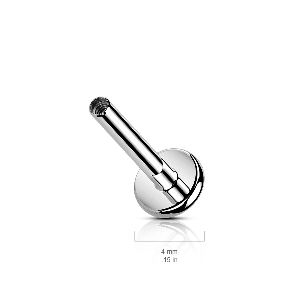 Pręcik labret z płaską podstawą gwint wewnętrzny - Image 2