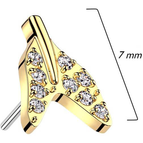 Tytan ogon zirconia push-in - Image 4