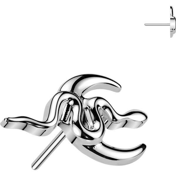 Tytan nakrętka nakrętka księżyc wąż push-in - Image 3