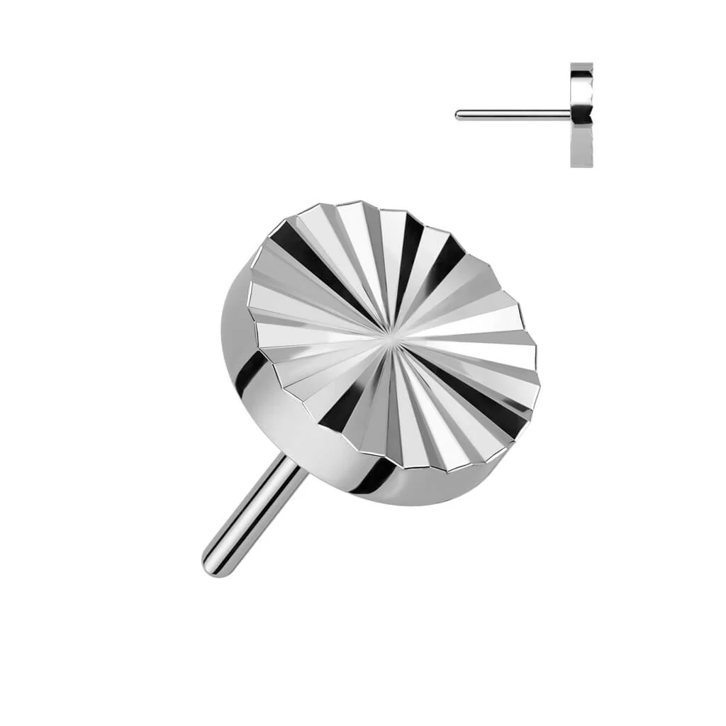 Tytan nakrętka okrągły szlif diamentowy push-in - Image 5