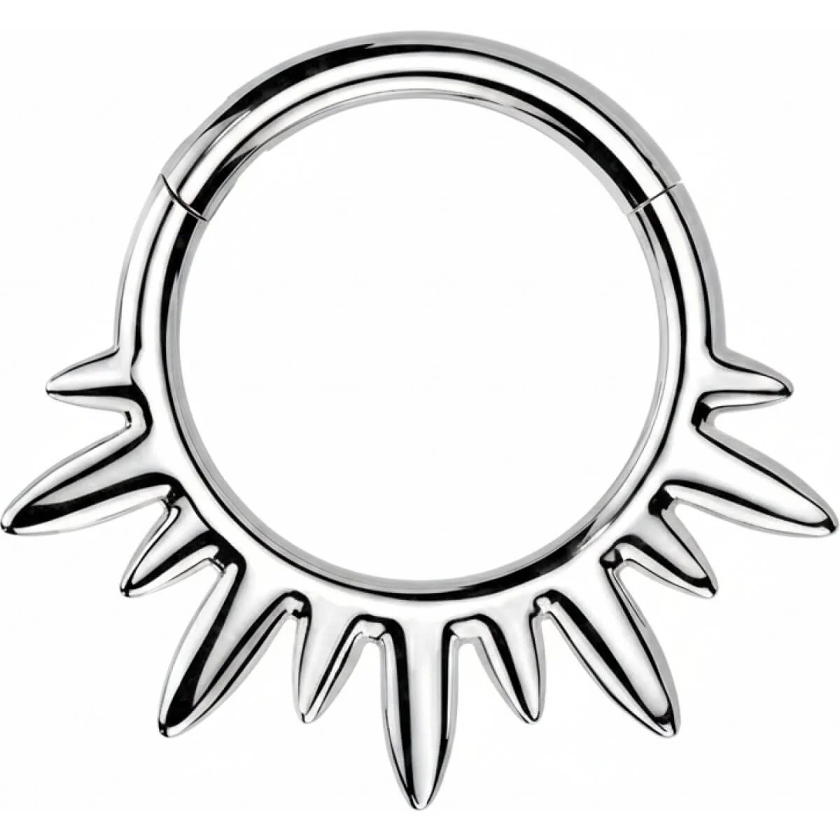 Tytan kółko kolce clicker