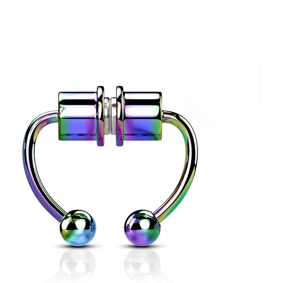 Fake piercing do nosa magnes septum magnes - Image 8