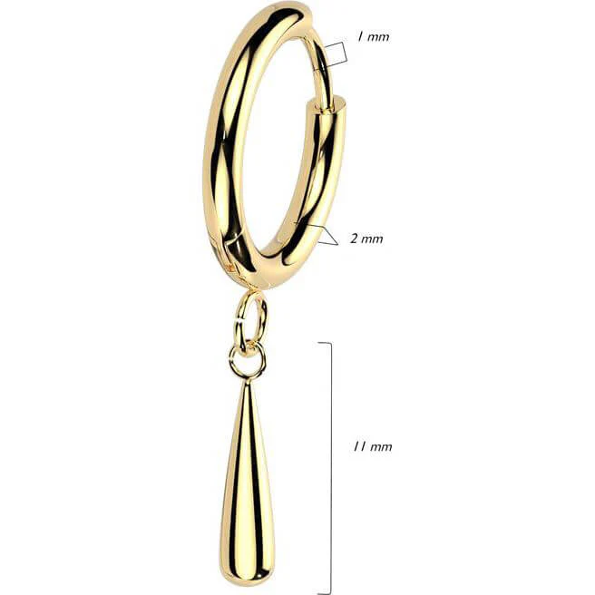 Tytan kropla zawieszka clicker - Image 2
