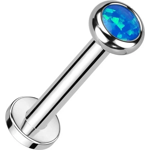 Tytan labret cyrkonia opal gwint wewnętrzny - Image 13