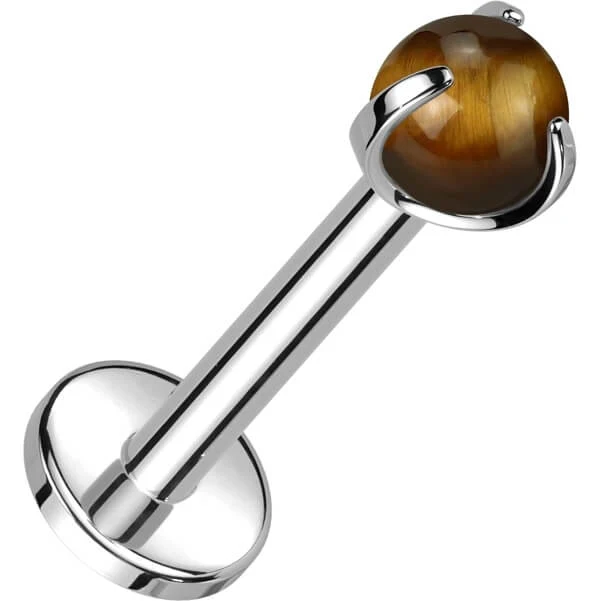 Tytan labret kamień półszlachetny gwint wewnętrzny - Image 8