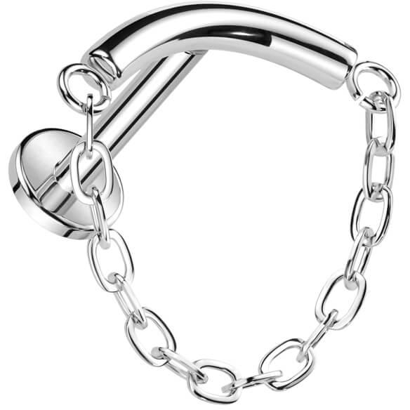 Tytan labret Łańcuszek gwint wewnętrzny - Image 4