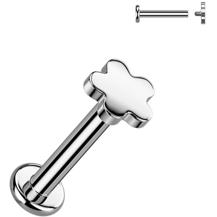 Tytan labret kwiatek gwint wewnętrzny - Image 2