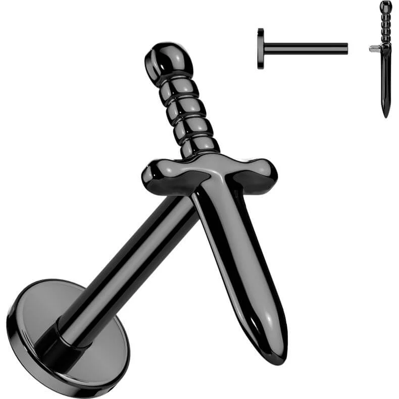 Tytan labret sztylet gwint wewnętrzny - Image 3