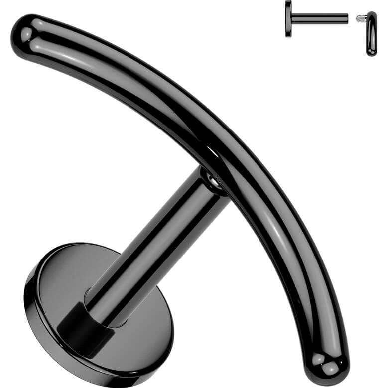 Tytan labret zaokrąglony słupek gwint wewnętrzny - Image 3