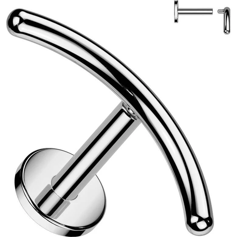 Tytan labret zaokrąglony słupek gwint wewnętrzny - Image 4