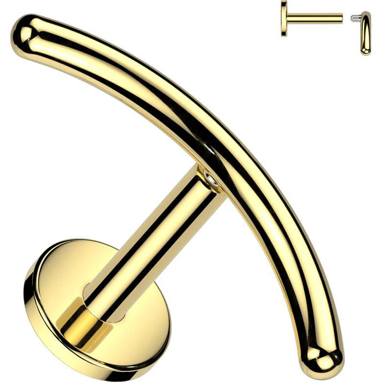 Tytan labret zaokrąglony słupek gwint wewnętrzny - Image 5