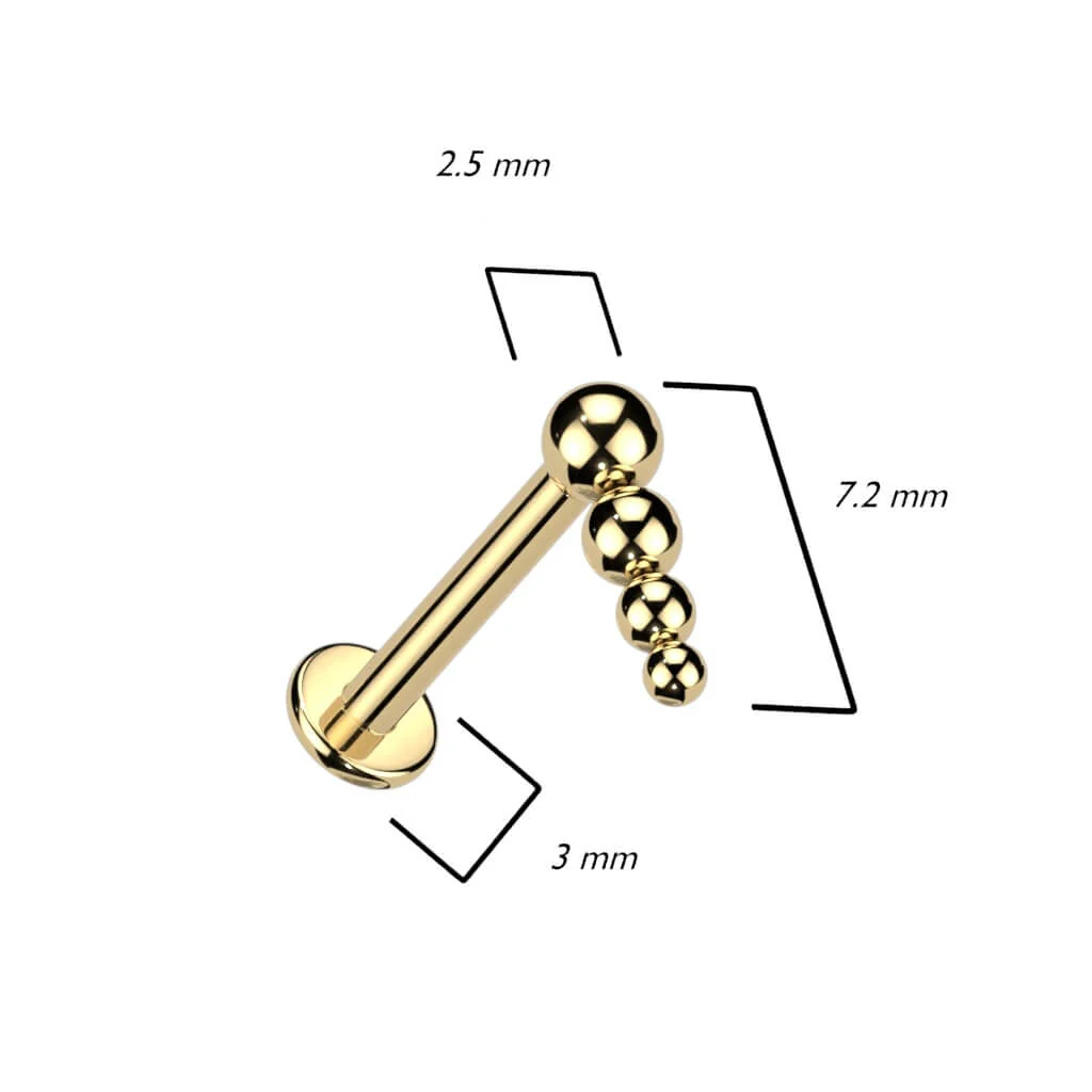 Tytan labret kulki gwint wewnętrzny - Image 4