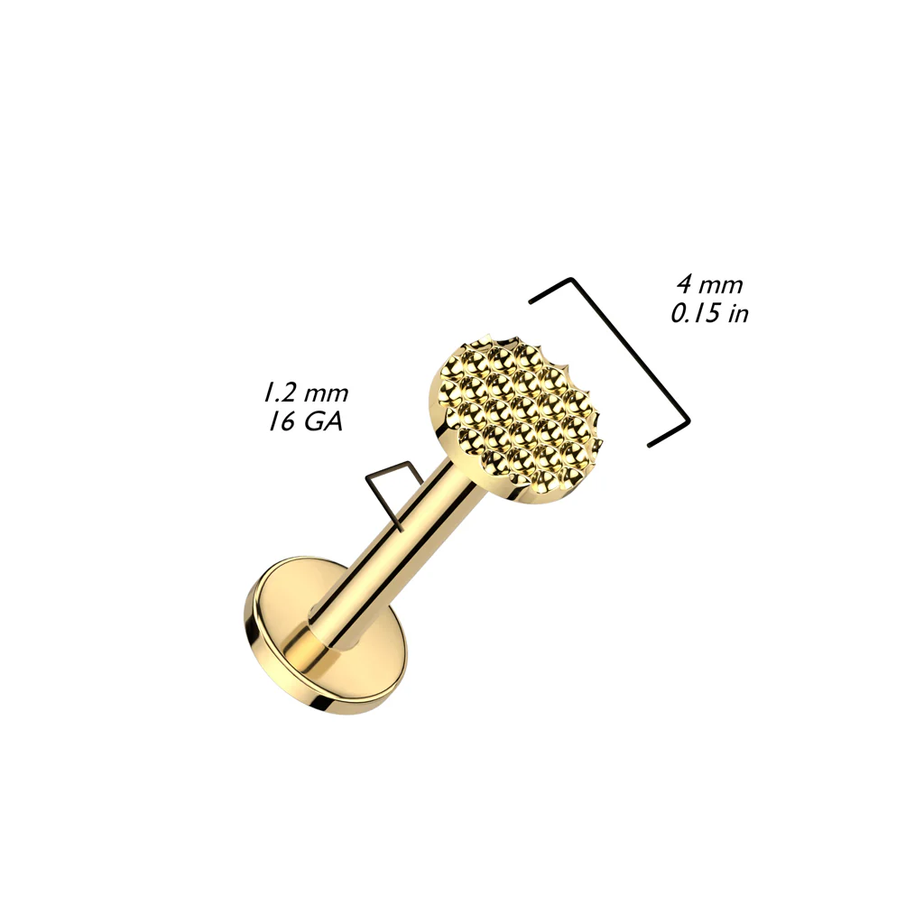 Tytan labret okrągły gwint wewnętrzny - Image 4