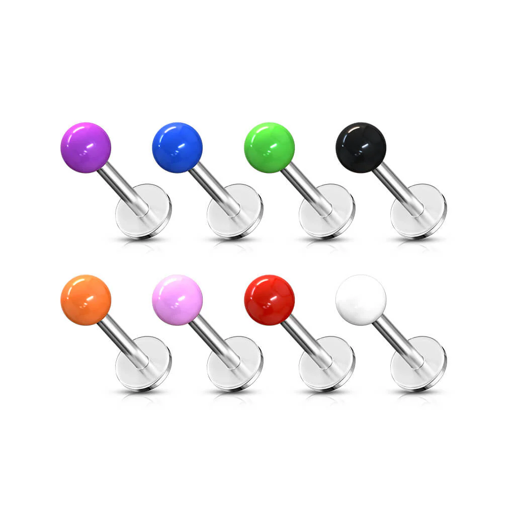 Labret kulka akrylowa, 8 sztuk - Image 2