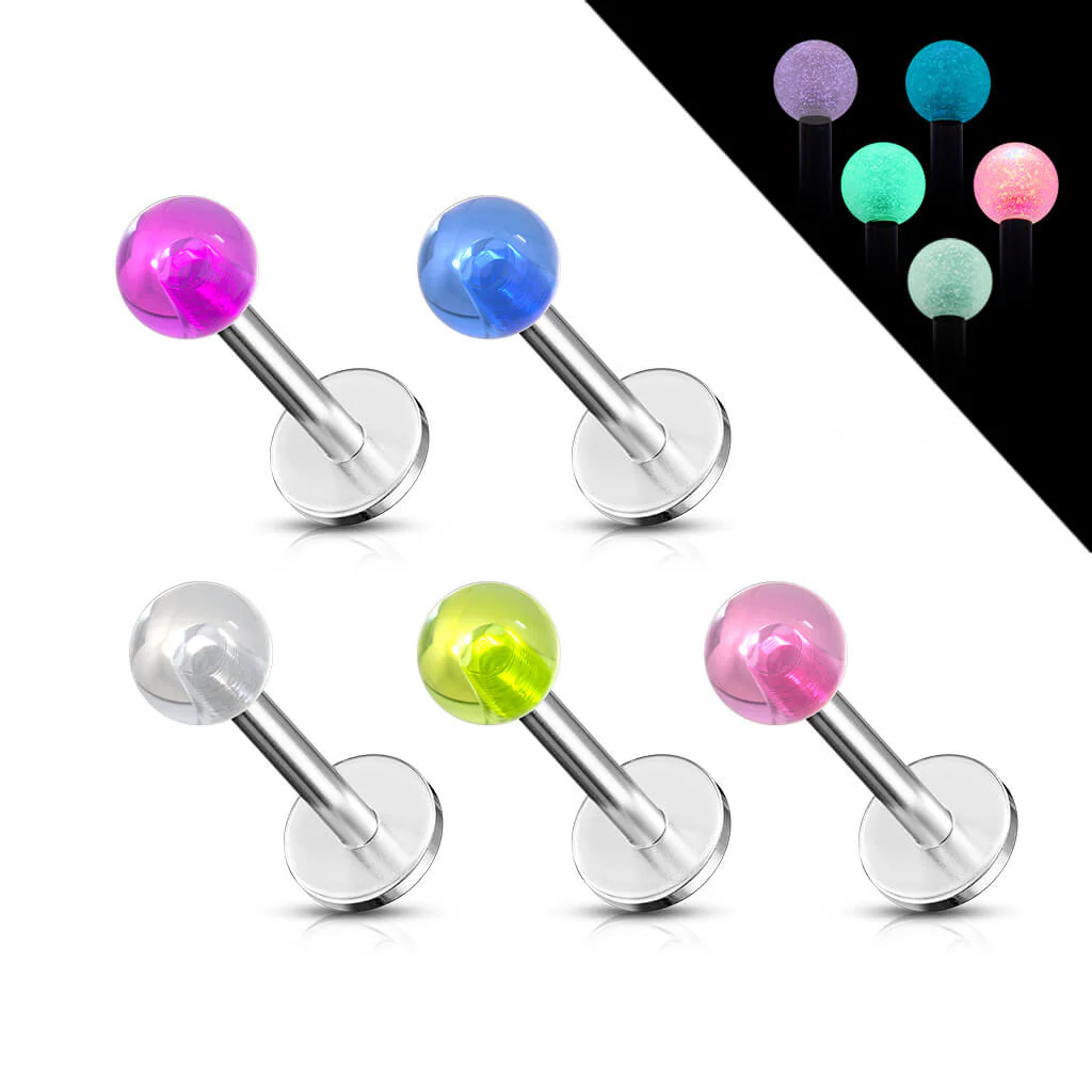 Labret Świecąca w ciemności, 5 sztuk - Image 2